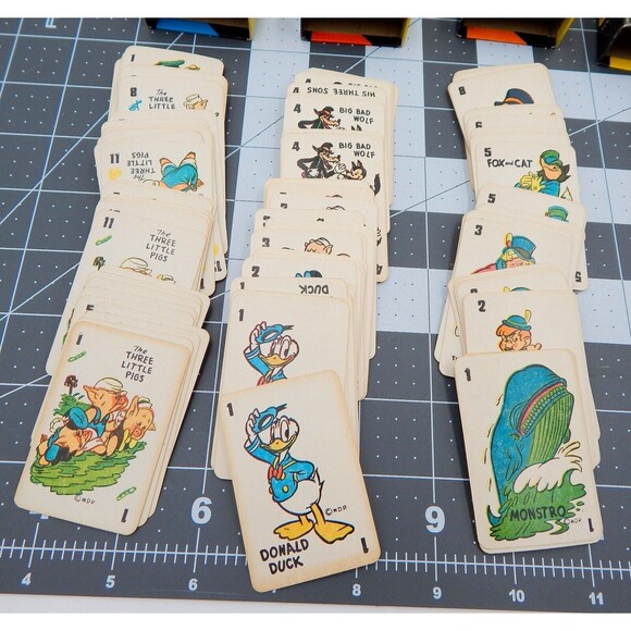 Walt Disney Mickey Mouse Library of Card Games By Russell Mfg No. 146 B Vol 1-6 - Picture 9 of 10